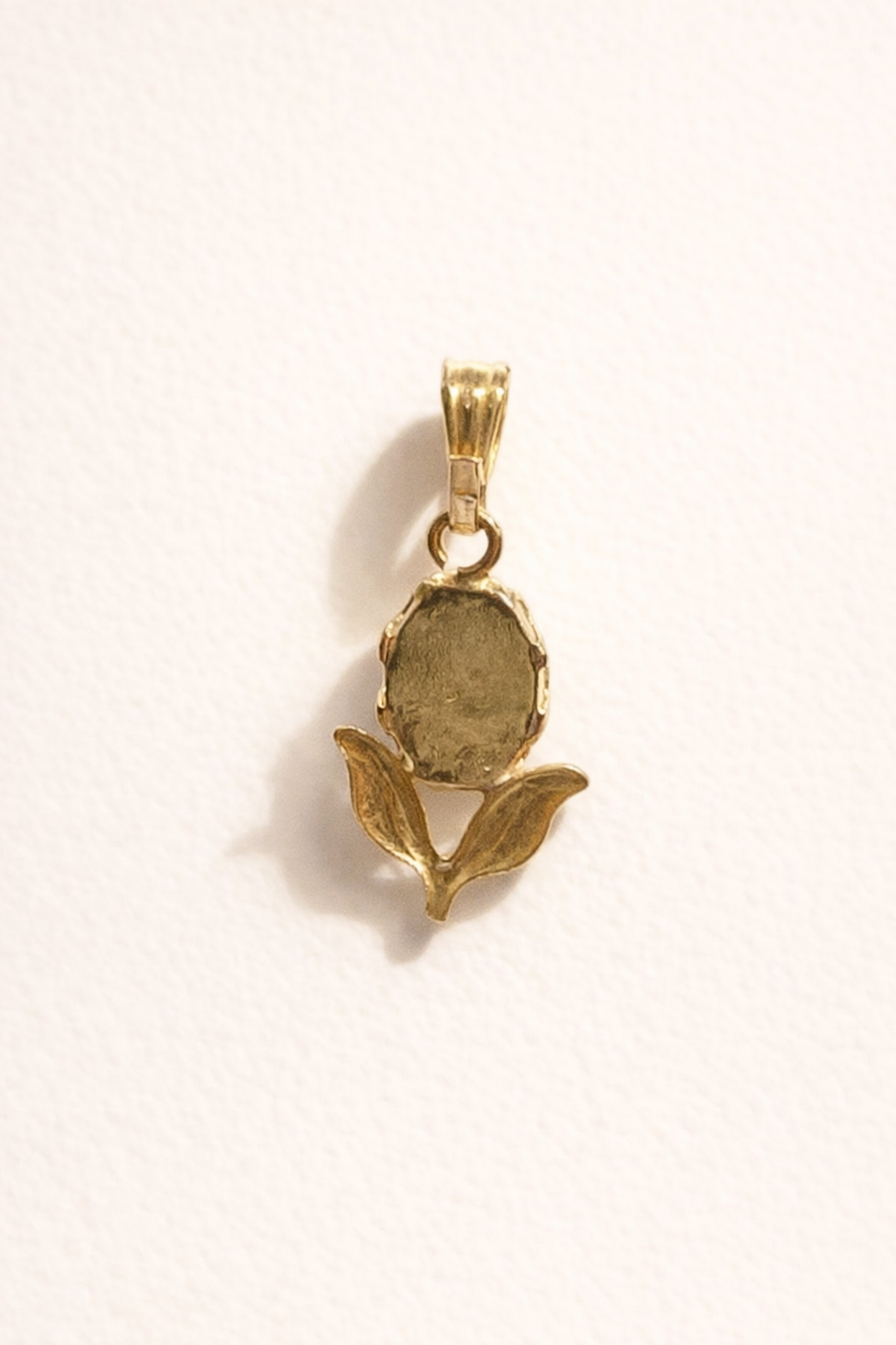 Vintage 12K Gold & Opal Pendant | Minimalist Charm Necklace