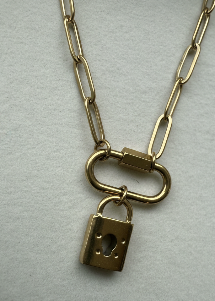 Solo Padlock Charm